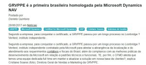 grvppe homologada software e serviços